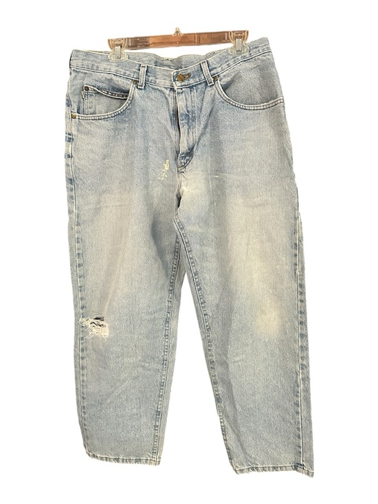 L.L. Bean Other - Vintage LL Bean Double L Relaxed Fit Jeans 36x30 Distressed Worn Faded 90s Denim